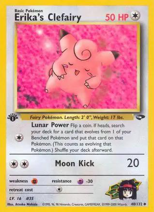 Erika's Clefairy 040/132 - Gym Challenge 1st Edition