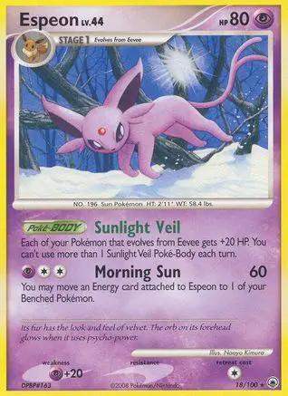 Espeon 018/100 - Majestic Dawn Reverse Holofoil