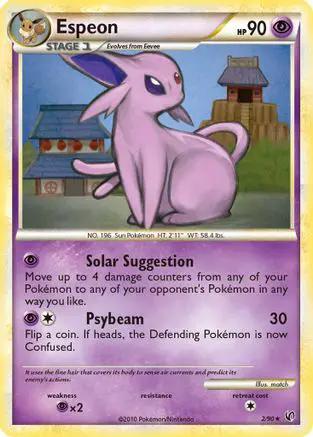 Espeon 002/90 - Undaunted Holofoil
