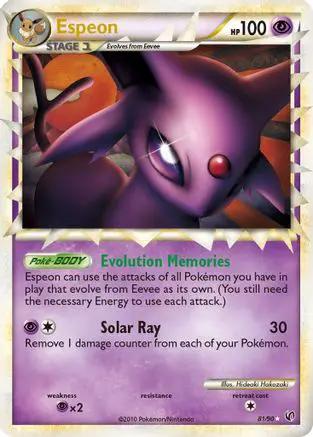 Espeon (Prime) 081/90 - Undaunted Holofoil