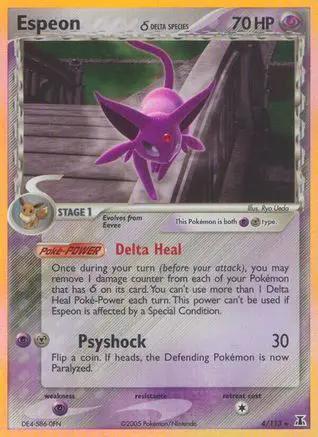 Espeon (Delta Species) 004/113 - Delta Species Holofoil