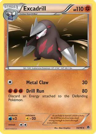 Excadrill 056/98 - Emerging Powers Holofoil