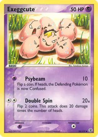 Exeggcute 033/112 - FireRed & LeafGreen Reverse Holofoil