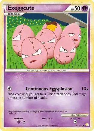 Exeggcute 063/123 - HeartGold SoulSilver