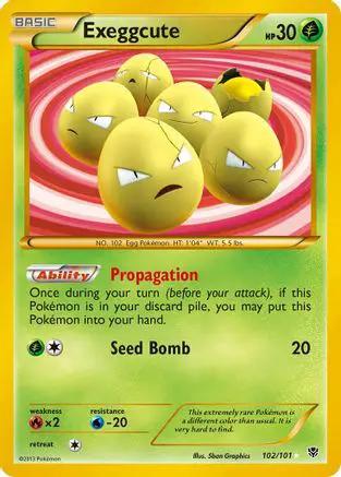 Exeggcute (Secret Rare) 102/101 - Plasma Blast Holofoil