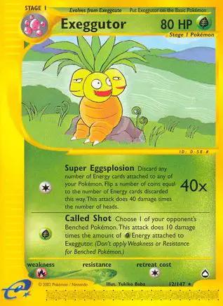 Exeggutor 012/147 - Aquapolis Reverse Holofoil