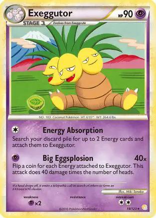 Exeggutor 018/123 - HeartGold SoulSilver Reverse Holofoil