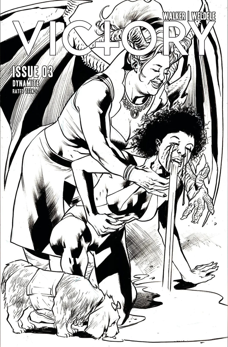 Victory #3 G 1:10 Bryan Hitch B&W Variant (08/23/2023) Dynamite