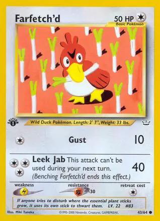 Farfetch'd 043/64 - Neo Revelation 1st Edition