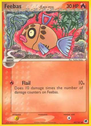 Feebas (Delta Species) 049/101 - Dragon Frontiers Reverse Holofoil