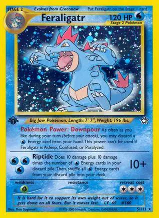 Feraligatr 005/111 - Neo Genesis 1st Edition Holofoil