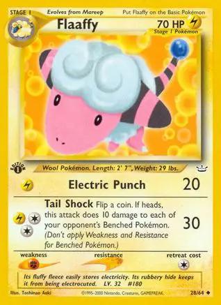 Flaaffy 028/64 - Neo Revelation 1st Edition