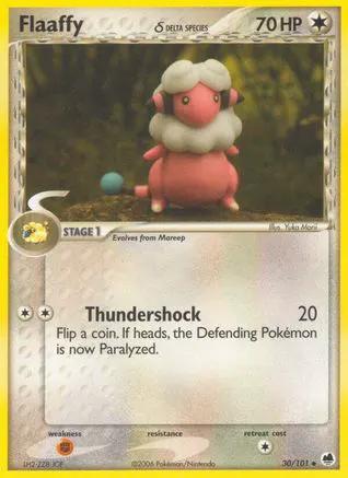 Flaaffy (Delta Species) 030/101 - Dragon Frontiers Reverse Holofoil
