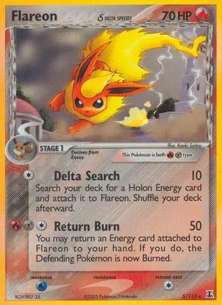Flareon (Delta Species) 005/113 - Delta Species Reverse Holofoil