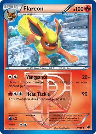 Flareon (Team Plasma) 012/116 - Plasma Freeze Reverse Holofoil