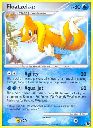 Floatzel 037/106 - Great Encounters