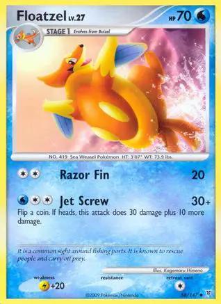 Floatzel 058/147 - Supreme Victors Reverse Holofoil