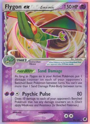 Flygon ex (Delta Species) 092/101 - Dragon Frontiers Holofoil