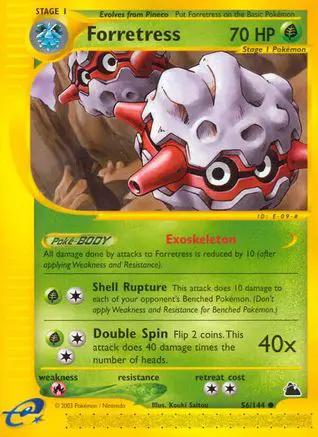 Forretress 056/144 - Skyridge Reverse Holofoil