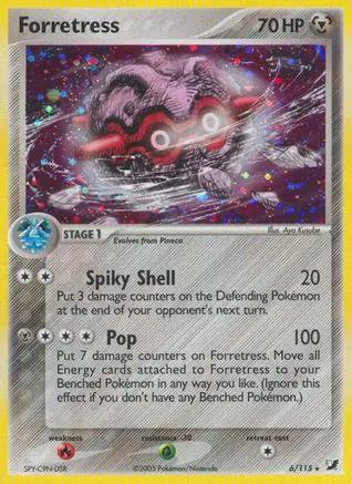 Forretress 006 - Unseen Forces - Reverse Holofoil
