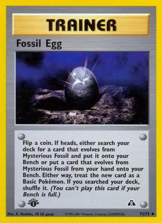 Fossil Egg 072/75 - Neo Discovery 1st Edition