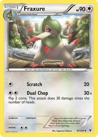 Fraxure 087/101 - Noble Victories Reverse Holofoil