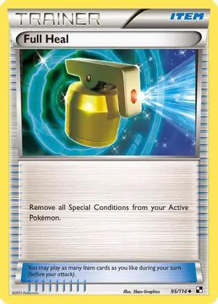 Full Heal 095/114 - Black and White Reverse Holofoil