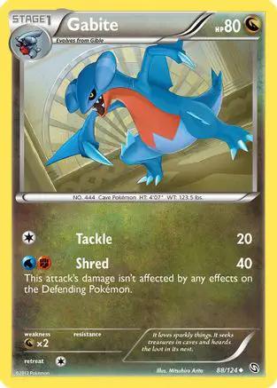 Gabite 088/124 - Dragons Exalted Reverse Holofoil