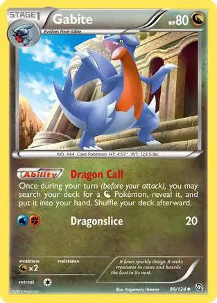 Gabite 089/124 - Dragons Exalted Reverse Holofoil