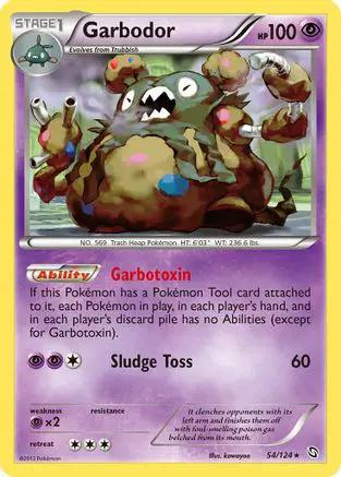 Garbodor 054/124 - Dragons Exalted Reverse Holofoil