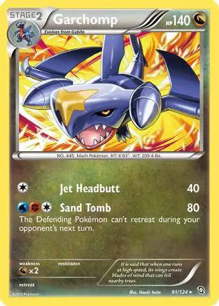 Garchomp 091/124 - Dragons Exalted Reverse Holofoil