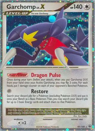 Garchomp LV.X 097 - Majestic Dawn - Holofoil