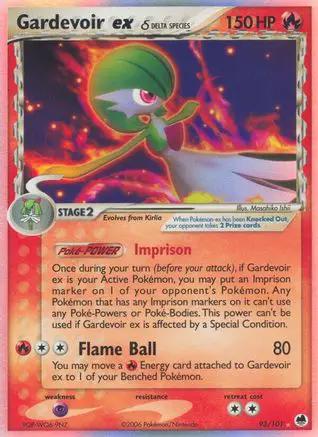 Gardevoir ex (Delta Species) 093/101 - Dragon Frontiers Holofoil
