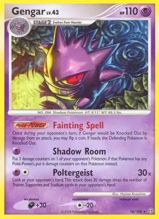 Gengar 018/100 - Stormfront Reverse Holofoil