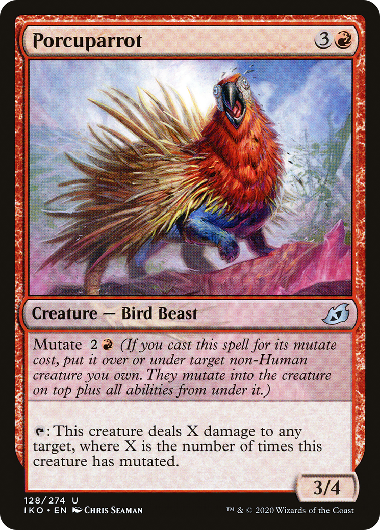 Porcuparrot (IKO-128) - Ikoria: Lair of Behemoths