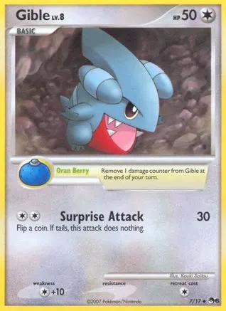 Gible 007/17 - POP Series 6 Holofoil