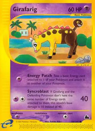 Girafarig 058/144 - Skyridge Reverse Holofoil