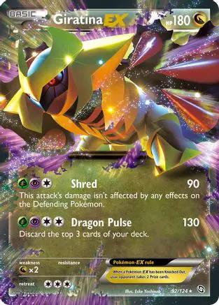 Giratina EX 092/124 - Dragons Exalted Holofoil