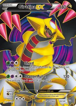 Giratina EX (Full Art) 124/124 - Dragons Exalted Holofoil