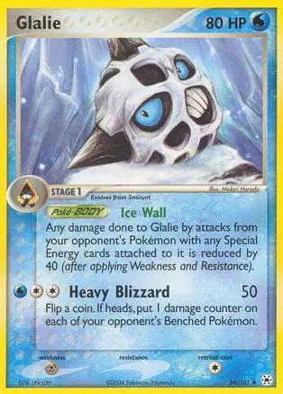 Glalie 034/101 - Hidden Legends Reverse Holofoil