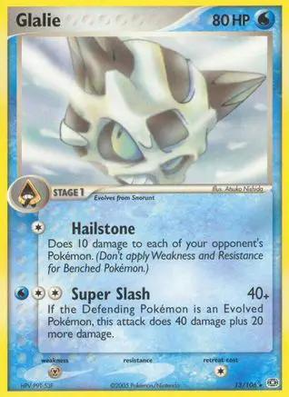 Glalie 013 - Emerald - Reverse Holofoil