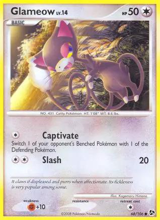 Glameow 068/106 - Great Encounters Reverse Holofoil