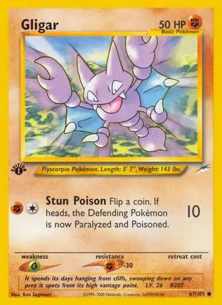 Gligar 067/105 - Neo Destiny 1st Edition