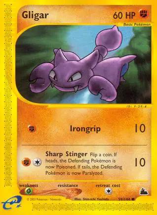 Gligar 059/144 - Skyridge Reverse Holofoil