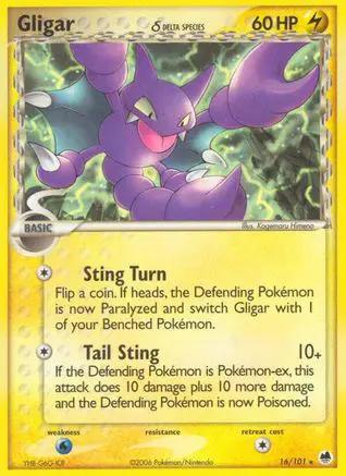 Gligar (Delta Species) 016/101 - Dragon Frontiers