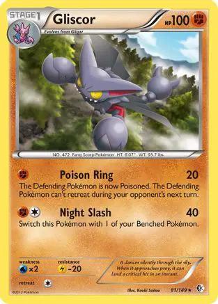 Gliscor 081/149 - Boundaries Crossed Reverse Holofoil
