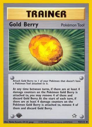 Gold Berry 093/111 - Neo Genesis 1st Edition