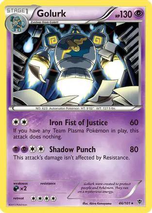 Golurk 046/101 - Plasma Blast Reverse Holofoil