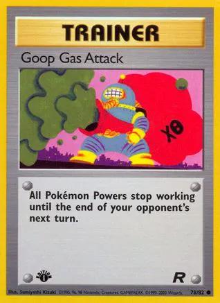 Goop Gas Attack 078/82 - Team Rocket 1st Edition