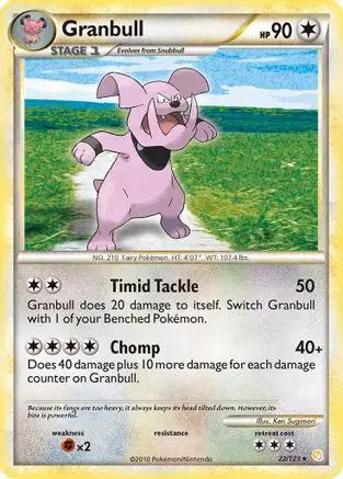 Granbull 022/123 - HeartGold SoulSilver